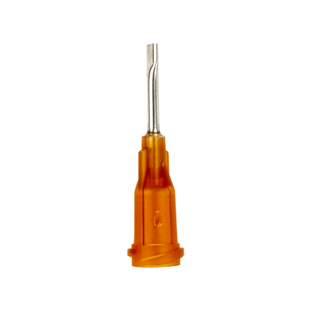 Aiguille de distribution en acier inoxydable avec bouche ovale