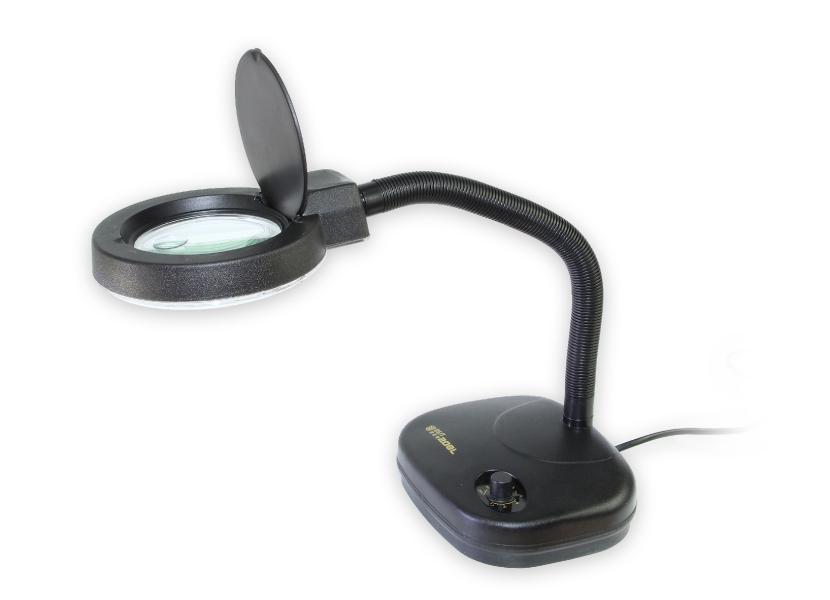 Lampe de table avec loupe et lumière LED type 139