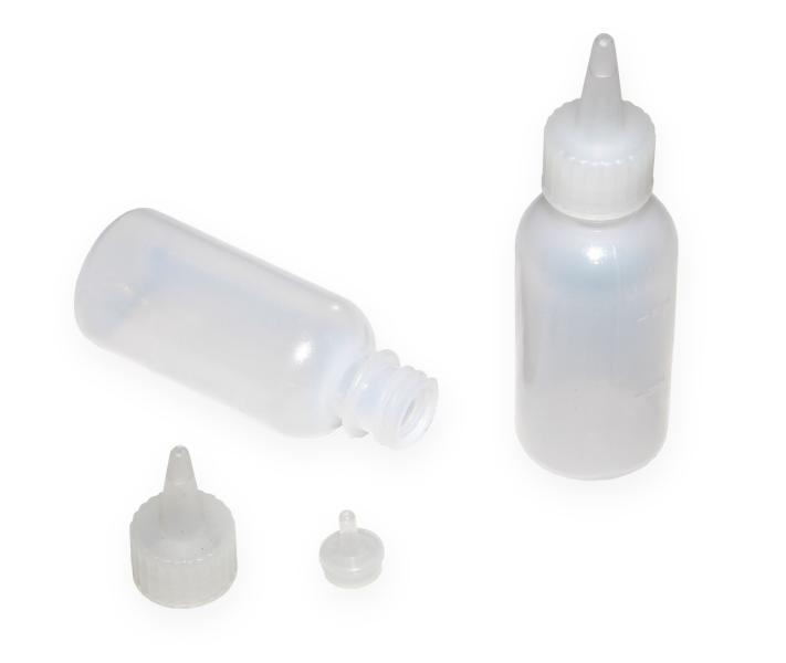 Flacon universel en plastique de 55 ml avec embout