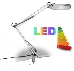 Loupe de table avec éclairage LED T86-A grossissement 3 dioptries