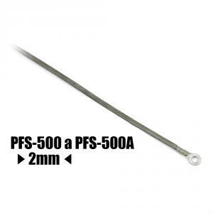 Fil de fusion de remplacement pour la soudeuse de feuilles de plastique PFS-500 et PFS-500A, largeur 2 mm longueur 544mm
