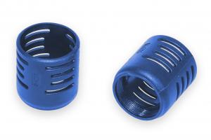 Housse de protection en plastique pour le tube d'air chaud - bleu
