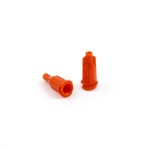 Capuchon pour cartouches et seringues Luer Lock et Luer slip orange