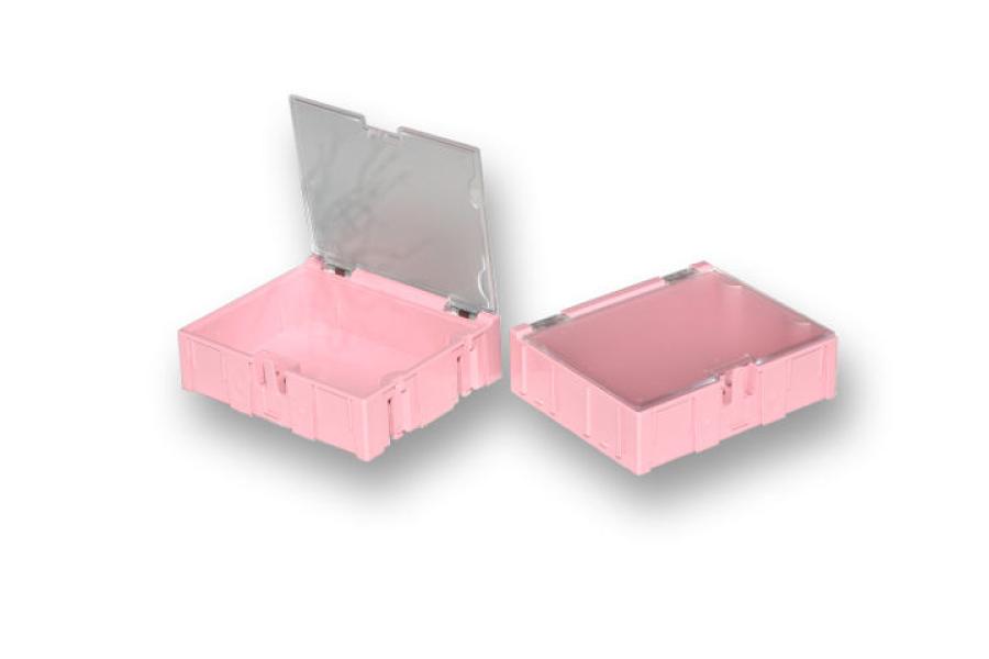Tiroirs miniatures en plastique pour pièces SMD B3 - rose