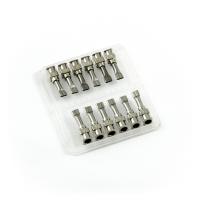 Aiguilles plates de distribution en acier inoxydable 10G 0.5" set 12pcs