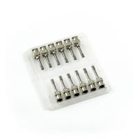 Aiguilles plates de distribution en acier inoxydable 14G 0.5" set 12pcs