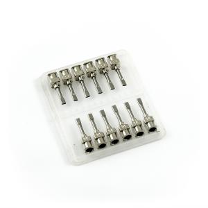 Aiguilles plates de distribution en acier inoxydable 14G 0.5" set 12pcs