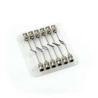 Aiguilles distributrices courbes à 45° en acier inoxydable 18G 1\" set 12pcs