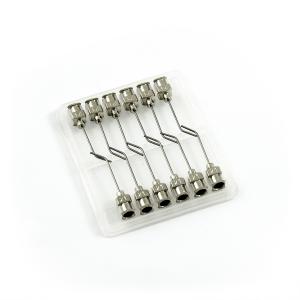 Aiguilles distributrices incurvées à 45° en acier inoxydable 21G 1" set 12pcs