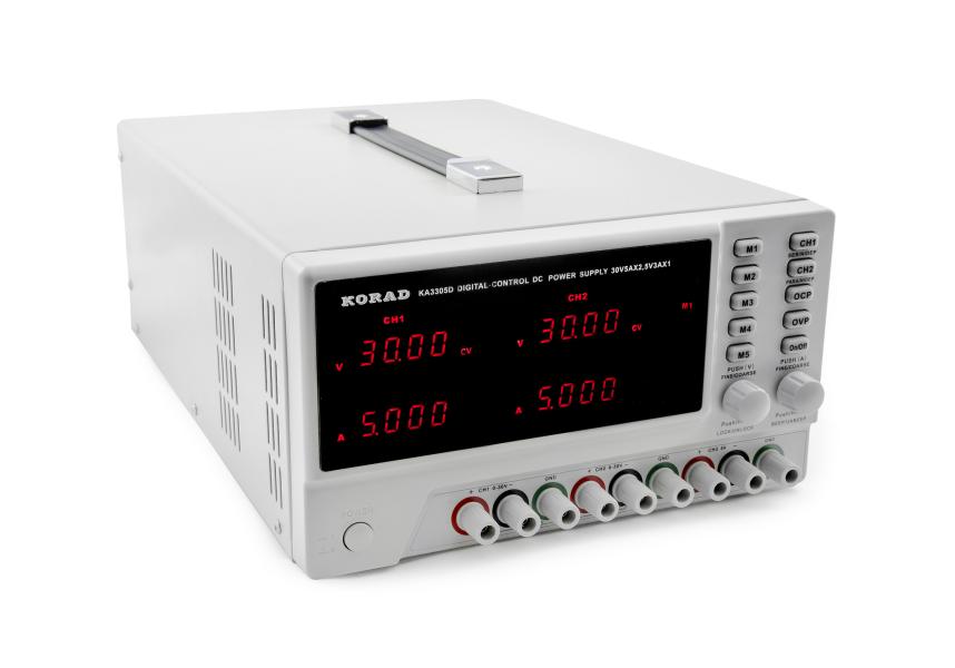 Alimentation numérique de laboratoire Korad KA3305D à trois canaux 2x 30V 5A +5V 3A