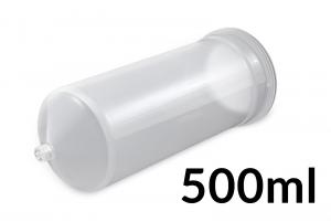 Cartouche 500ml blanc semi-transparent