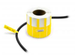 Etiquettes autocollantes pour l'étiquetage des câbles et des fils 1000pcs jaune