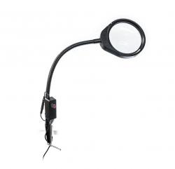 Lampe de service LED flexible avec loupe PDOK PD-032A 8 dioptries grossissement 3x