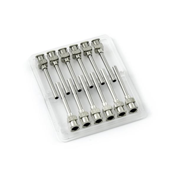 Aiguilles distributrices en acier inoxydable 12G 1" set 12pcs