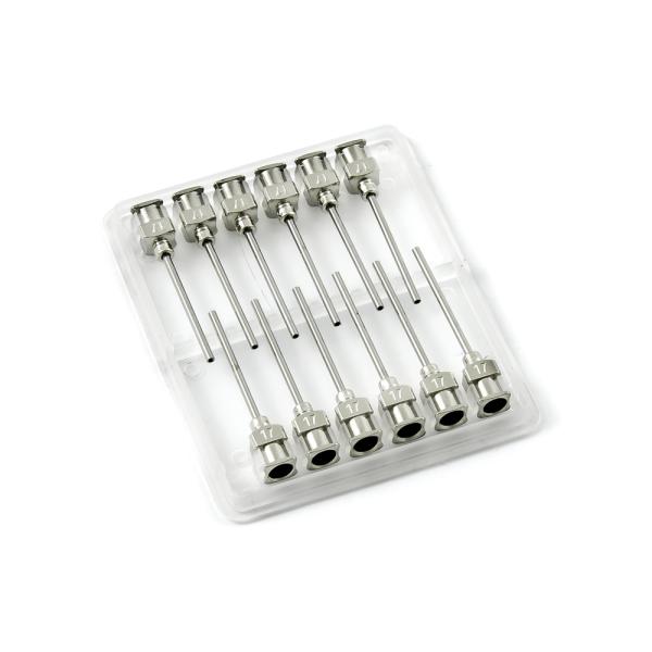 Aiguilles distributrices en acier inoxydable 17G 1" set 12pcs