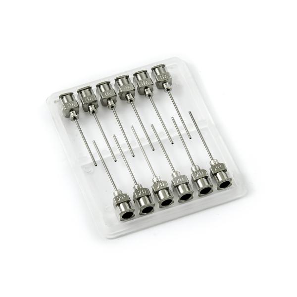 Aiguilles distributrices en acier inoxydable 20G 1" set 12pcs