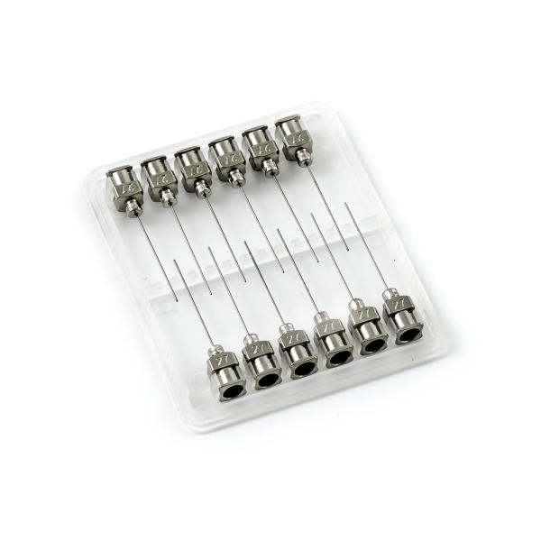 Aiguilles distributrices en acier inoxydable 27G 1" set 12pcs