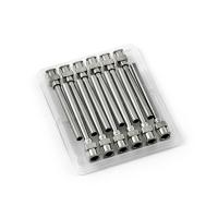 Aiguilles de distribution en acier inoxydable 10G 1,5\" set 12pcs