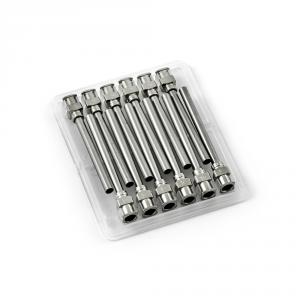 Aiguilles de distribution en acier inoxydable 10G 1,5" set 12pcs