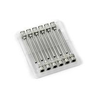 Aiguilles de distribution en acier inoxydable 13G 1,5" set 12pcs