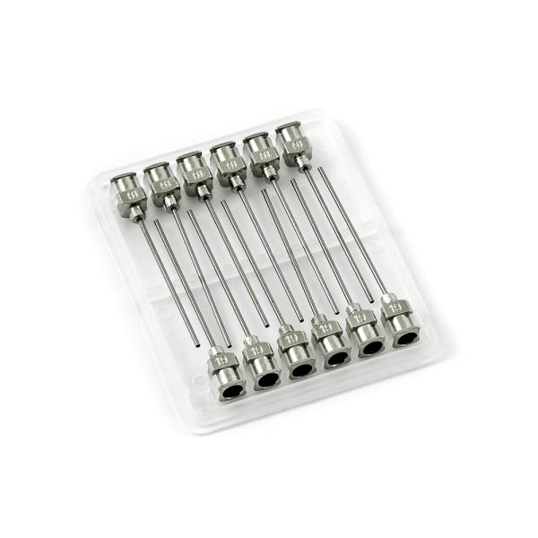 Aiguilles de distribution en acier inoxydable 19G 1,5" set 12pcs