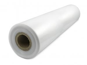 Film plat LDPE pour emballage de peau 90 microns, 450mm de large, 15kg, 400m