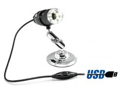 Microscope USB portable pour les mesures microscopiques, 2MPx, zoom 500x