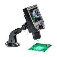 Microscope LCD portable 40x avec ventouse, batterie intégrée, USB, microSD