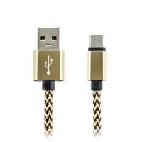 Câble USB-C (type-C) - USB 2.0 Aluminium, tressé, différentes couleurs, 2m