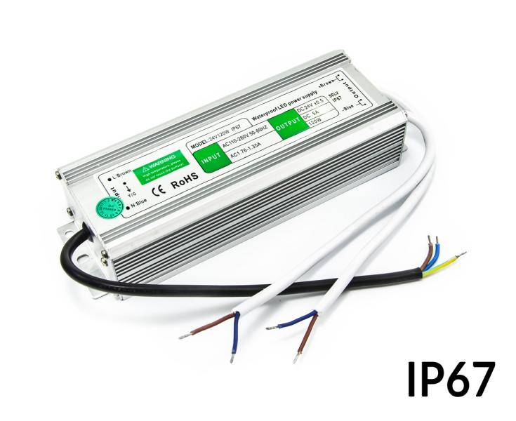 Alimentation extérieure IP67 24V 5A 120W