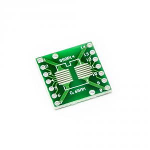 Réduction des circuits imprimés de SOP14 0,65 mm, SSOP14 1,27 mm à DIP 2,54 mm