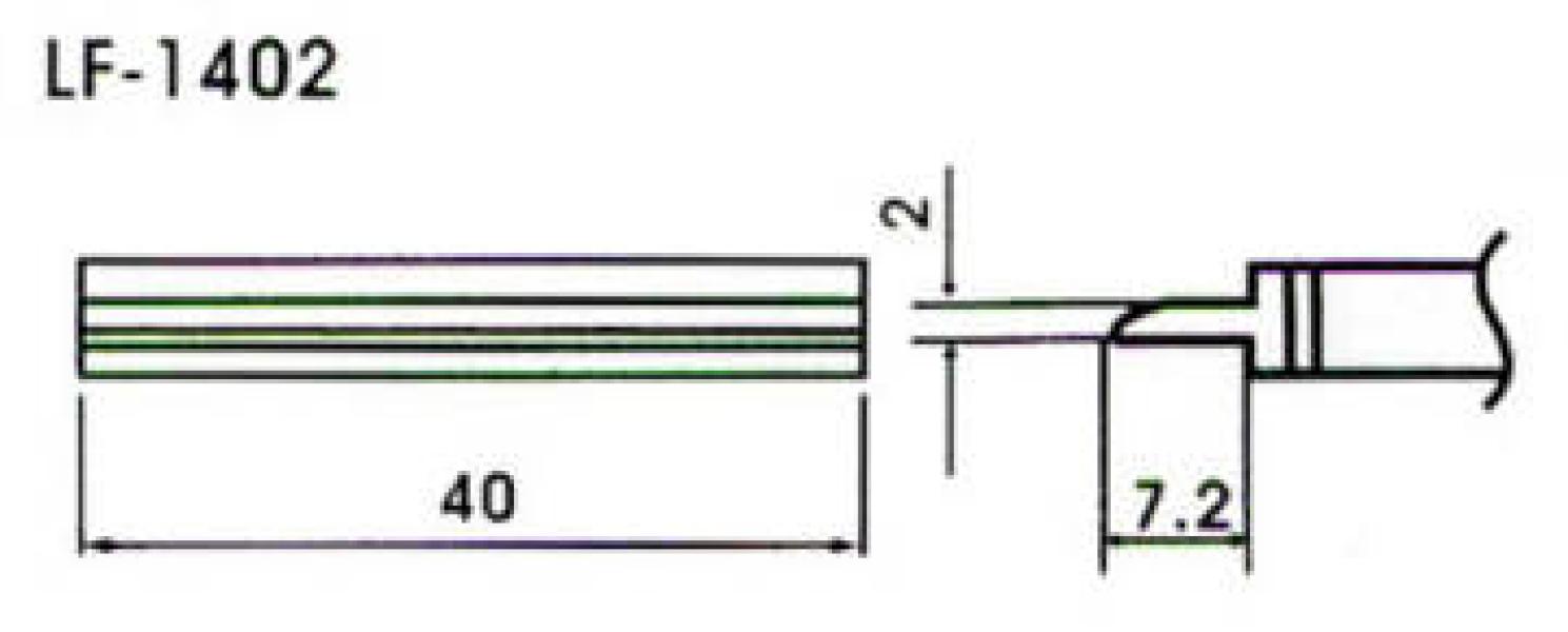 Pointe pour les fers à souder sans plomb 12-1402