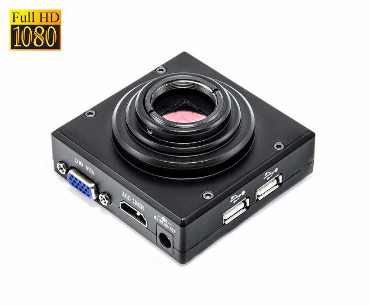 Caméra CS Full HD 1080p pour microscopes avec son propre SMART OS, VGA, HDMI