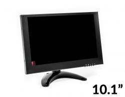 Moniteur LCD VA 10,1" 1920x1080 HDMI BNC VGA AV, design métallique