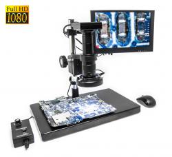 Microscope SMART ALL-IN-ONE 1080p avec moniteur et mesures avancées