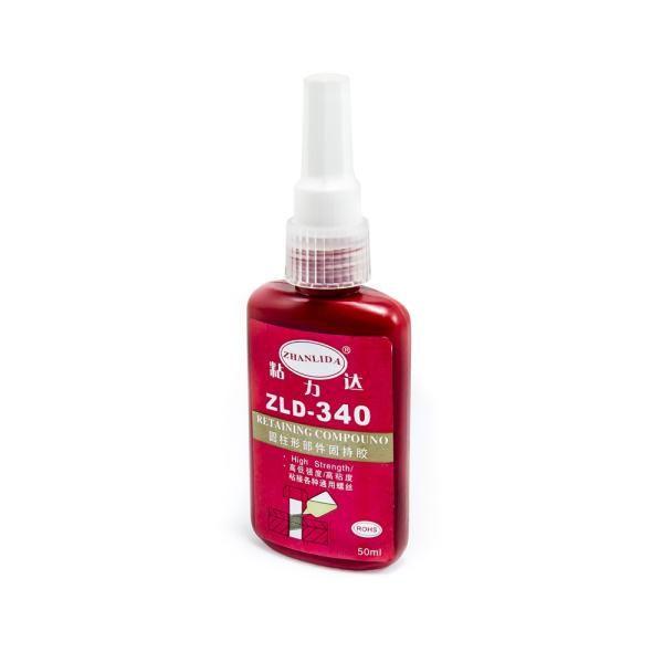 Colle anaérobie pour vis et filetages ZLD-340, transparent d'étanchéité 50ml