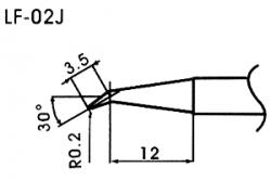 Pointe à souder sans plomb LF-02J