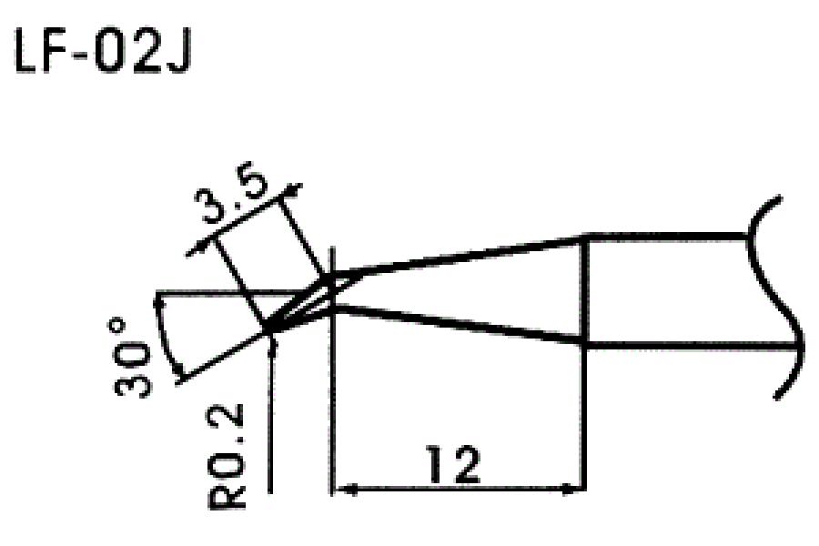 Pointe à souder sans plomb LF-02J