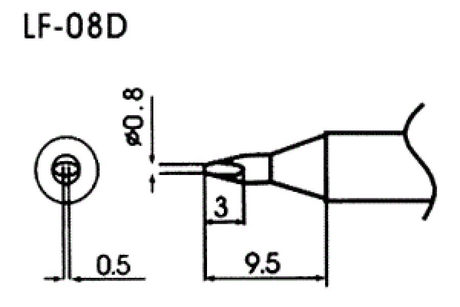 Pointe à souder sans plomb LF-08D