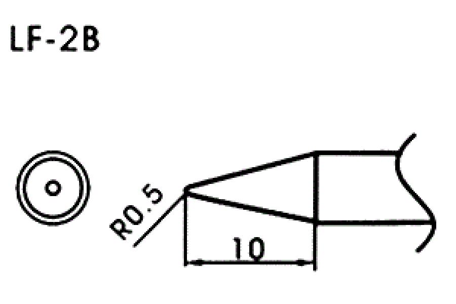 Pointe à souder sans plomb LF-2B