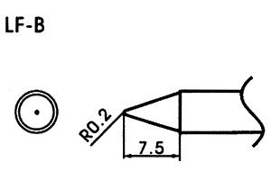 Pointe pour les fers à souder sans plomb LF-B