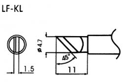 Pointe à souder sans plomb LF-KL