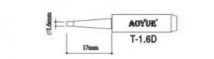 Pointe pour les fers à souder classiques T-1.6D