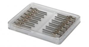 Aiguilles de distribution en acier inoxydable à double extrémité 16G 12pcs