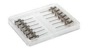 Aiguilles de distribution en acier inoxydable à double extrémité 23G 12pcs