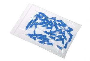 Aiguilles de distribution avec canule flexible en polypropylène bleu 22G 50pcs