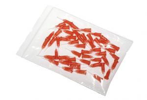 Aiguilles de distribution avec canule flexible en polypropylène orange-jaune 15G 50pcs