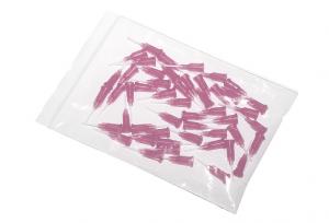 Aiguilles de distribution avec canule flexible en polypropylène rose 20G 50pcs