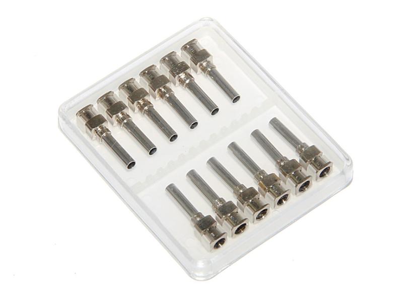 Aiguilles de distribution de précision en acier inoxydable 10G 12pcs