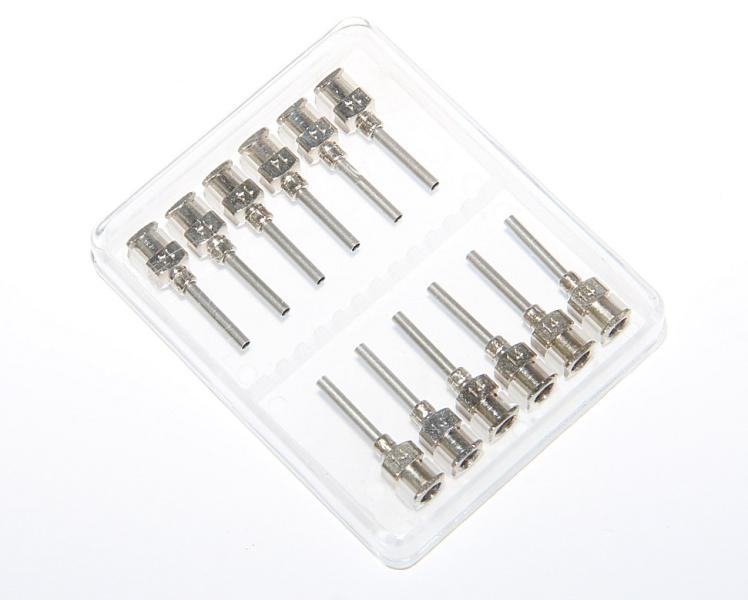 Aiguilles de distribution de précision en acier inoxydable 14G 12pcs